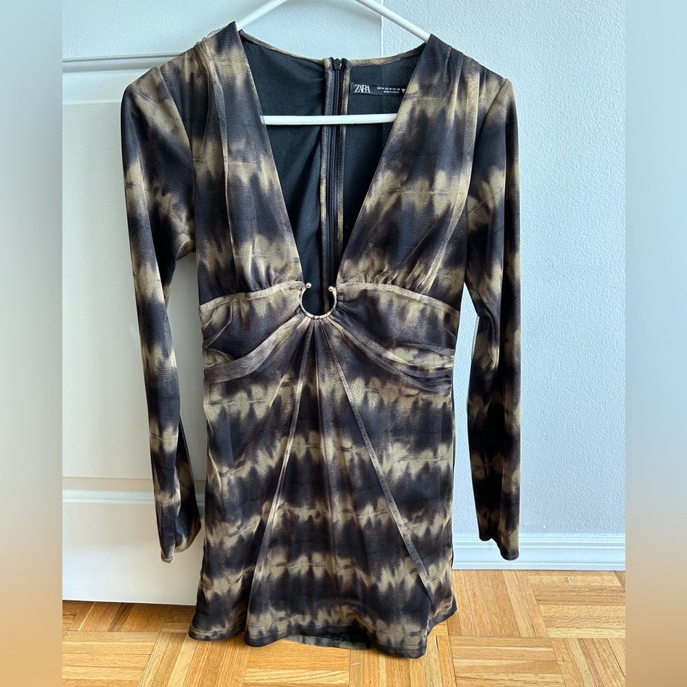 Zara Tie Dye Mini Dress